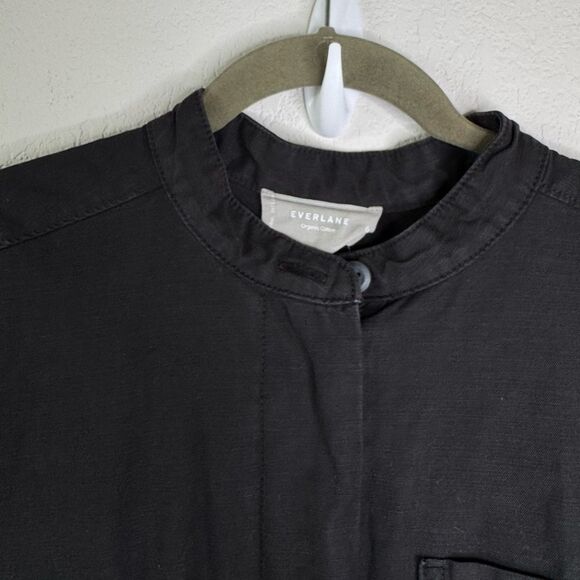 Everlane The Fatigue Women’s Short-Sleeve Jumpsuit Sz 6 Crop Utility Minimalist - Picture 6 of 9